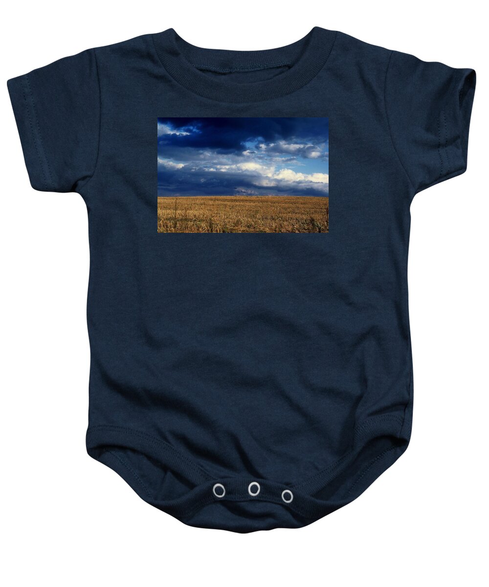 Landscapes Baby Onesie featuring the photograph Plain Sky by Rodney Lee Williams