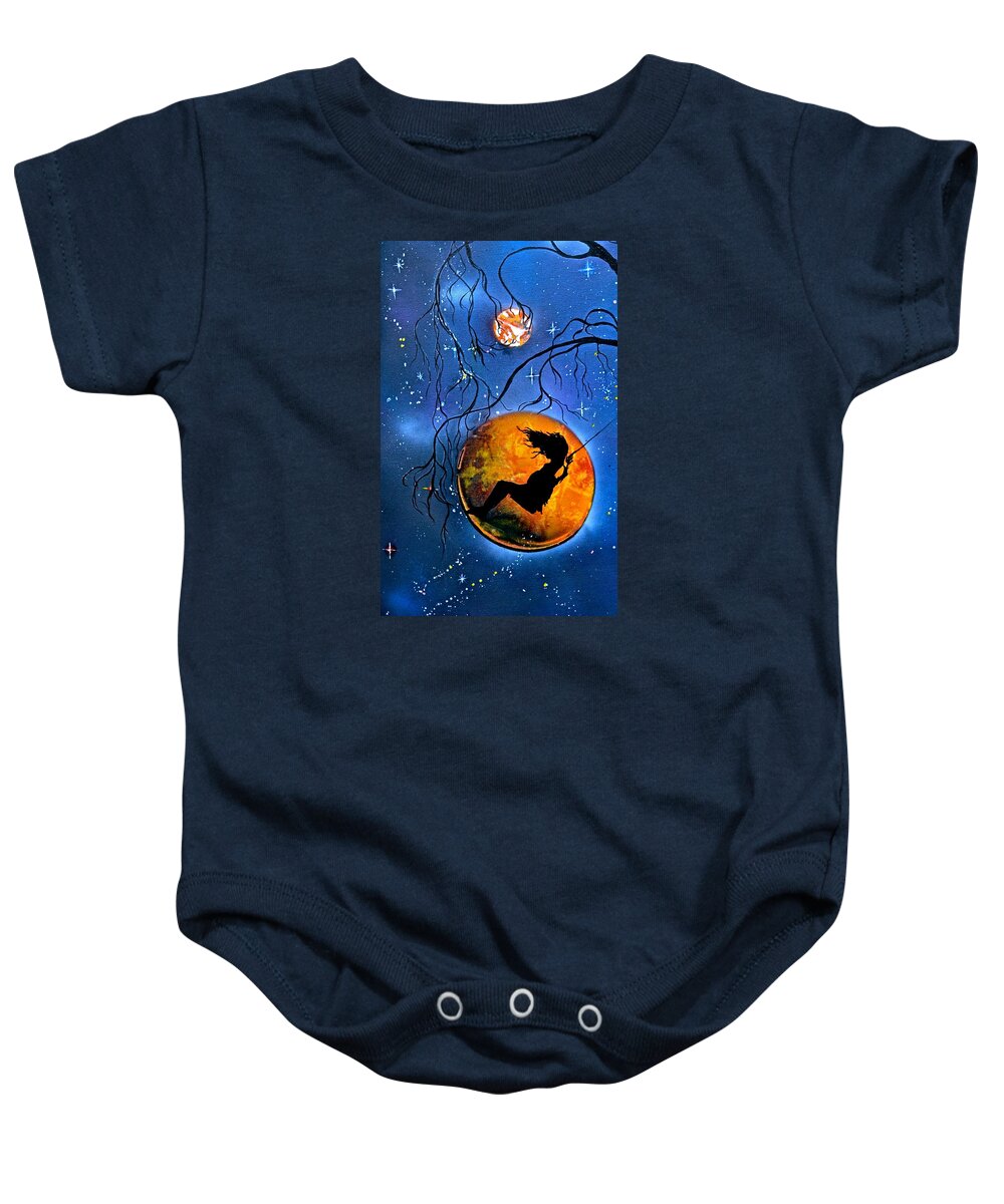 Swing Baby Onesie featuring the photograph Planet Swing by Gregory Merlin Brown
