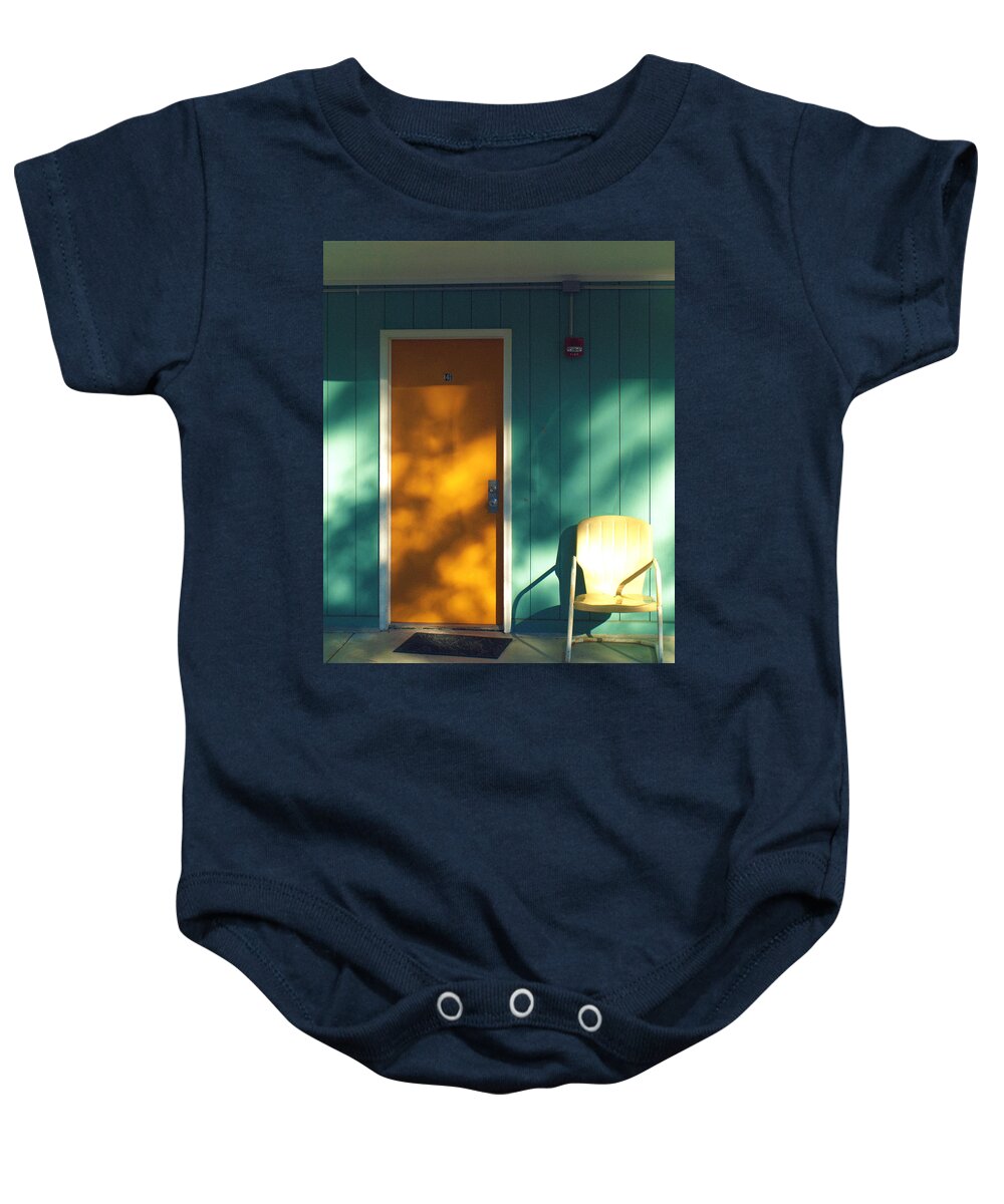 Joy Motel Baby Onesie featuring the photograph The Joy Motel by Gia Marie Houck