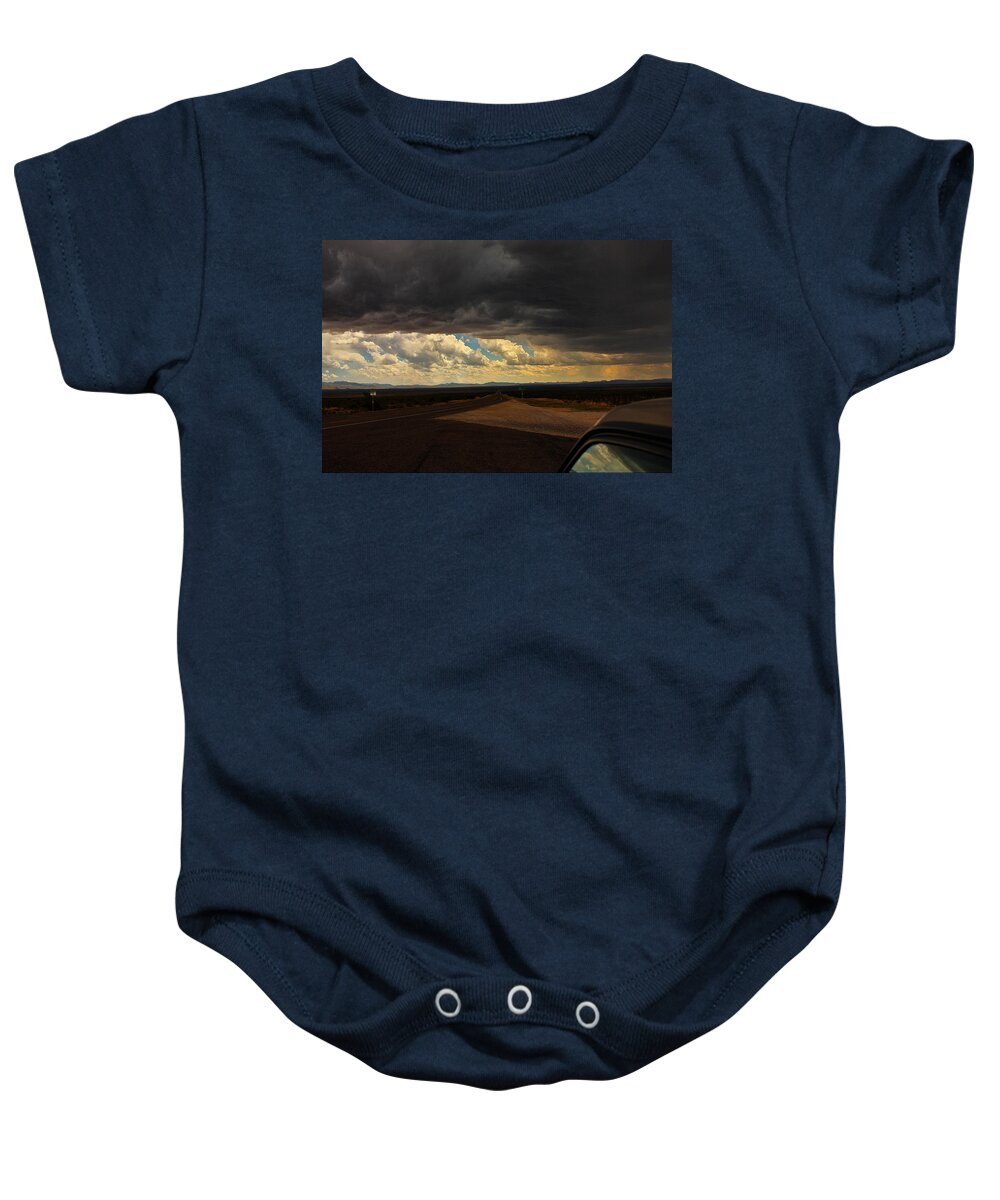 Texas Baby Onesie featuring the photograph Desert Storm by Farol Tomson