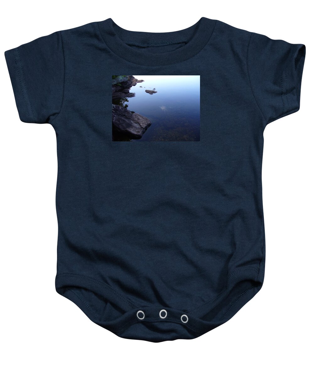 Calm Baby Onesie featuring the photograph Calm Waters by Shirley Radebach
