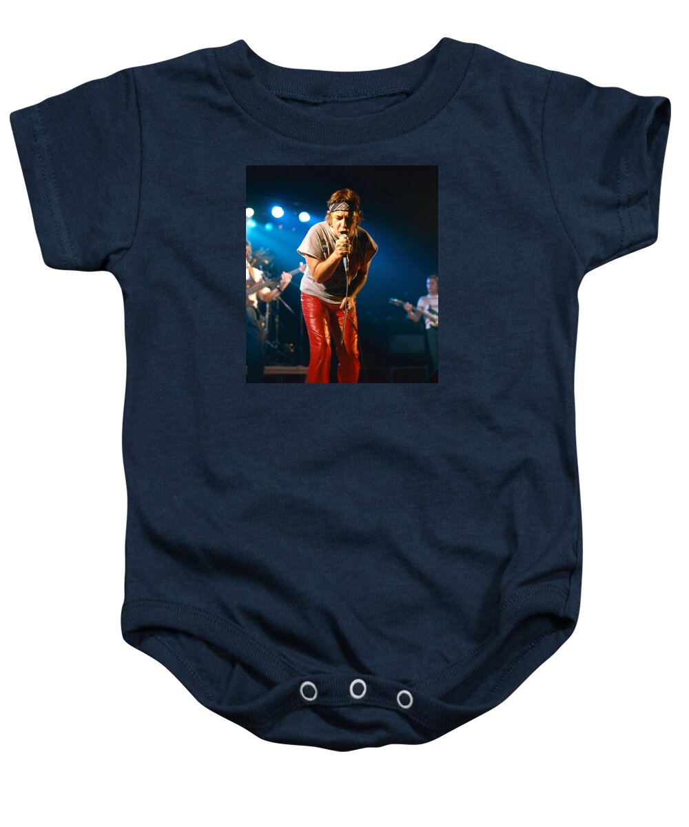 Photo Baby Onesie featuring the photograph Eric Burdon 1 by Dragan Kudjerski