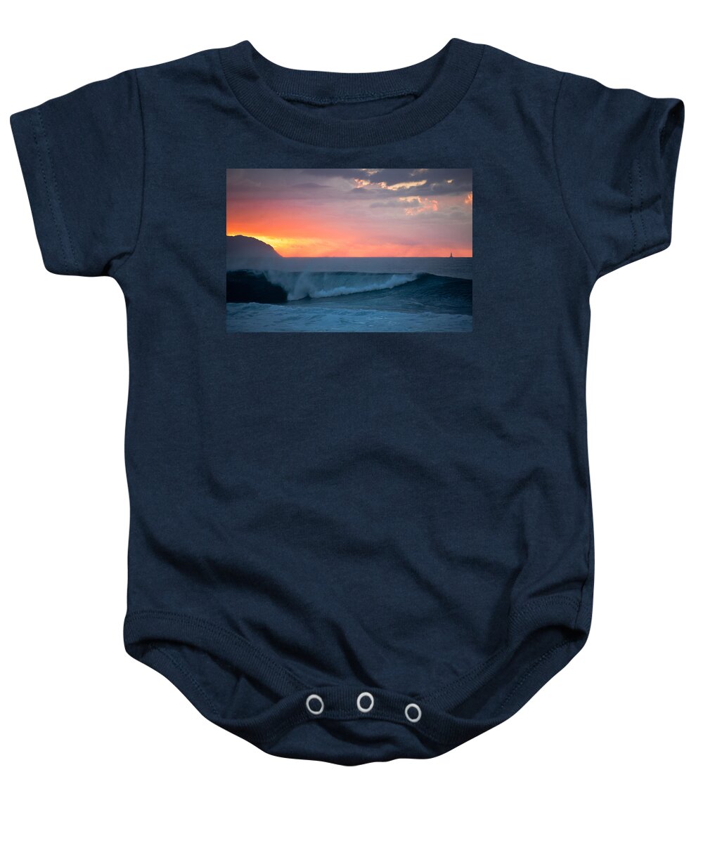 Ralf Baby Onesie featuring the photograph Oahu North Shore by Ralf Kaiser