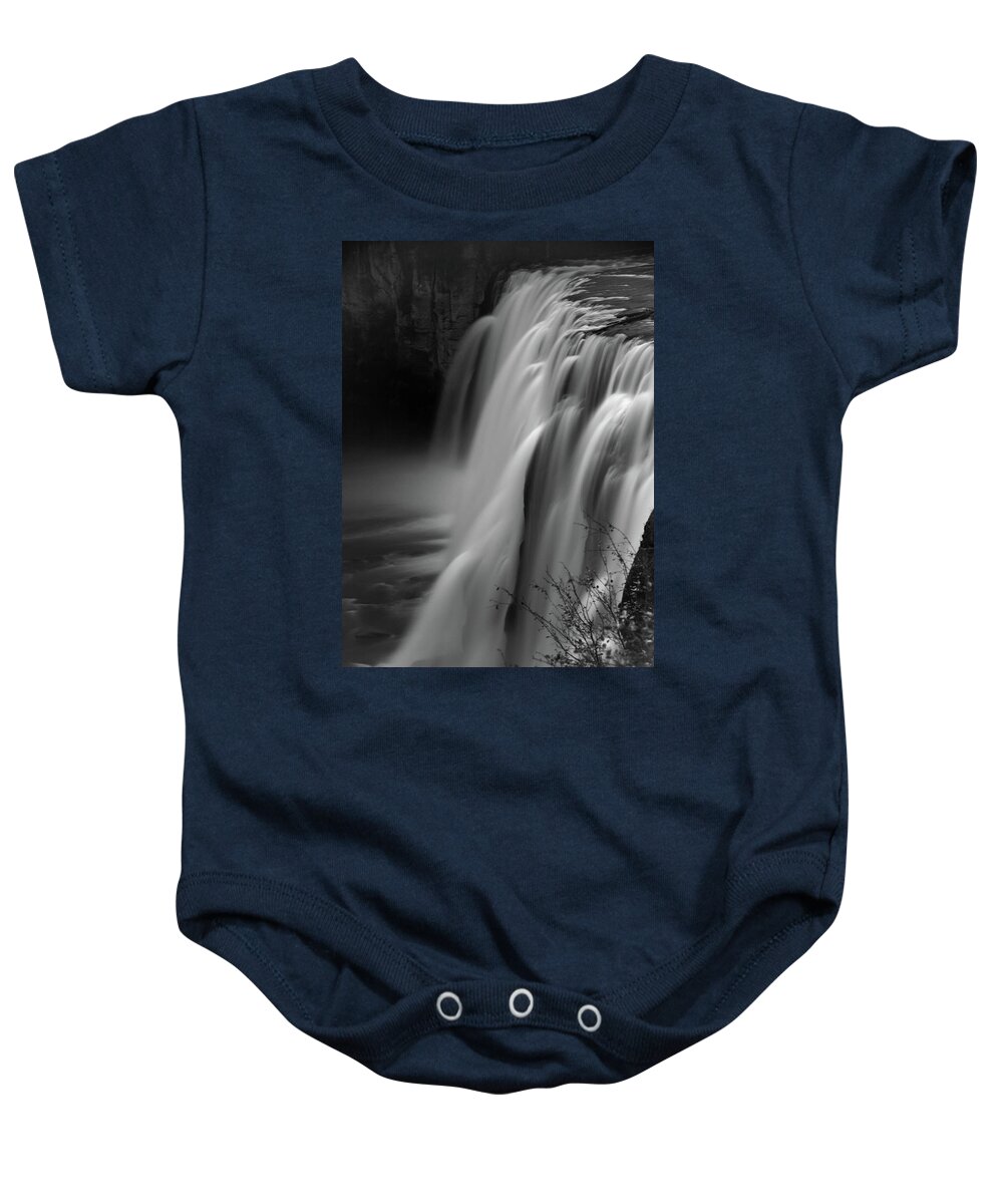 Mesa Falls Baby Onesie featuring the photograph Mesa Falls #1 by Raymond Salani III