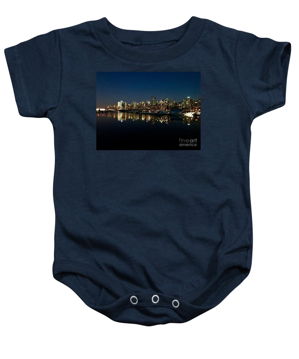 Canada Baby Onesie featuring the photograph Vancouver by Dennis Richardson