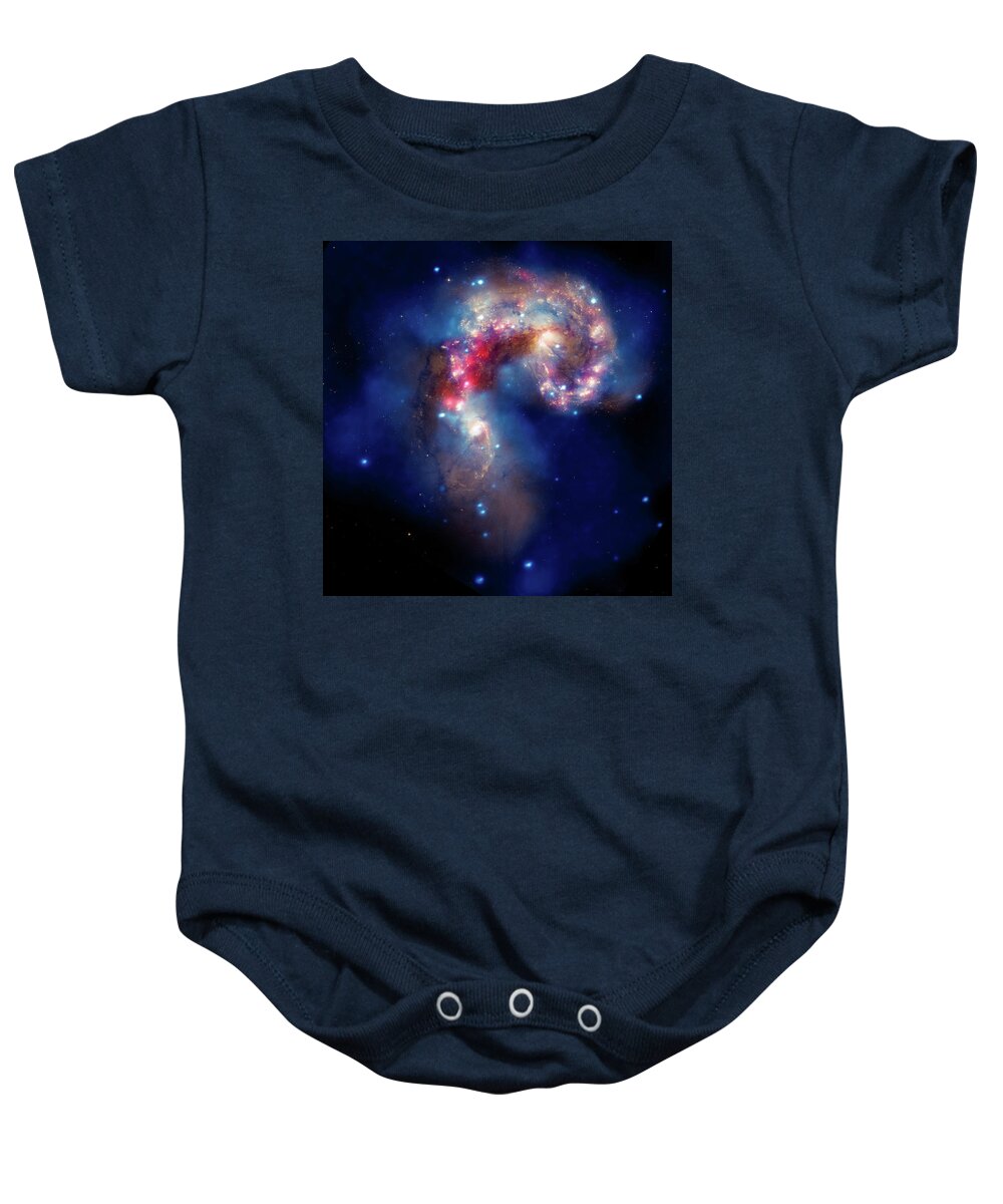 Cosmos Baby Onesie featuring the photograph A Galactic Spectacle by Marco Oliveira