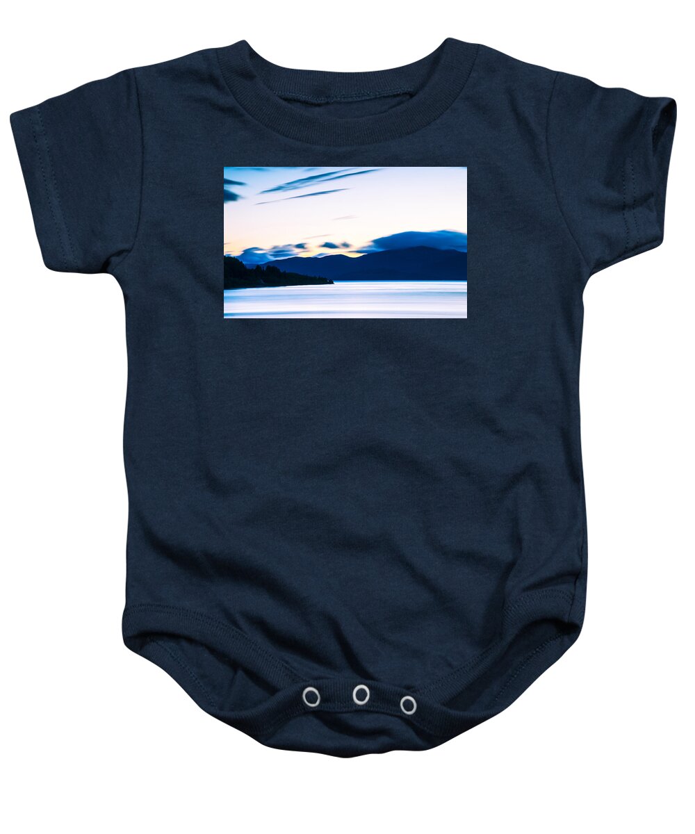 Ballachulish Baby Onesie featuring the photograph Ballachulish in Blue by John Paul Cullen