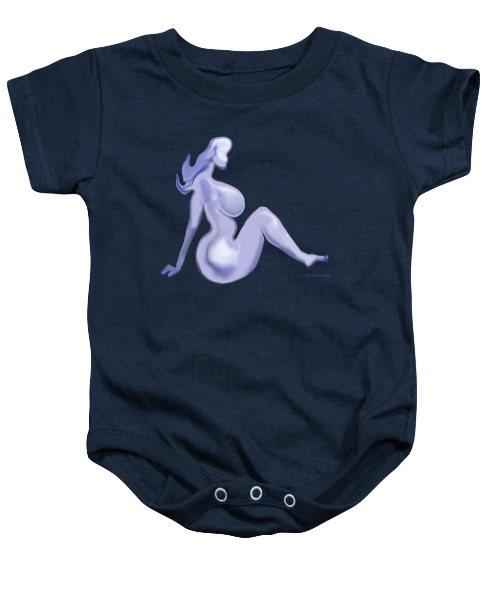 Big Baby Onesie featuring the digital art Big and Beautiful by Kevin Middleton