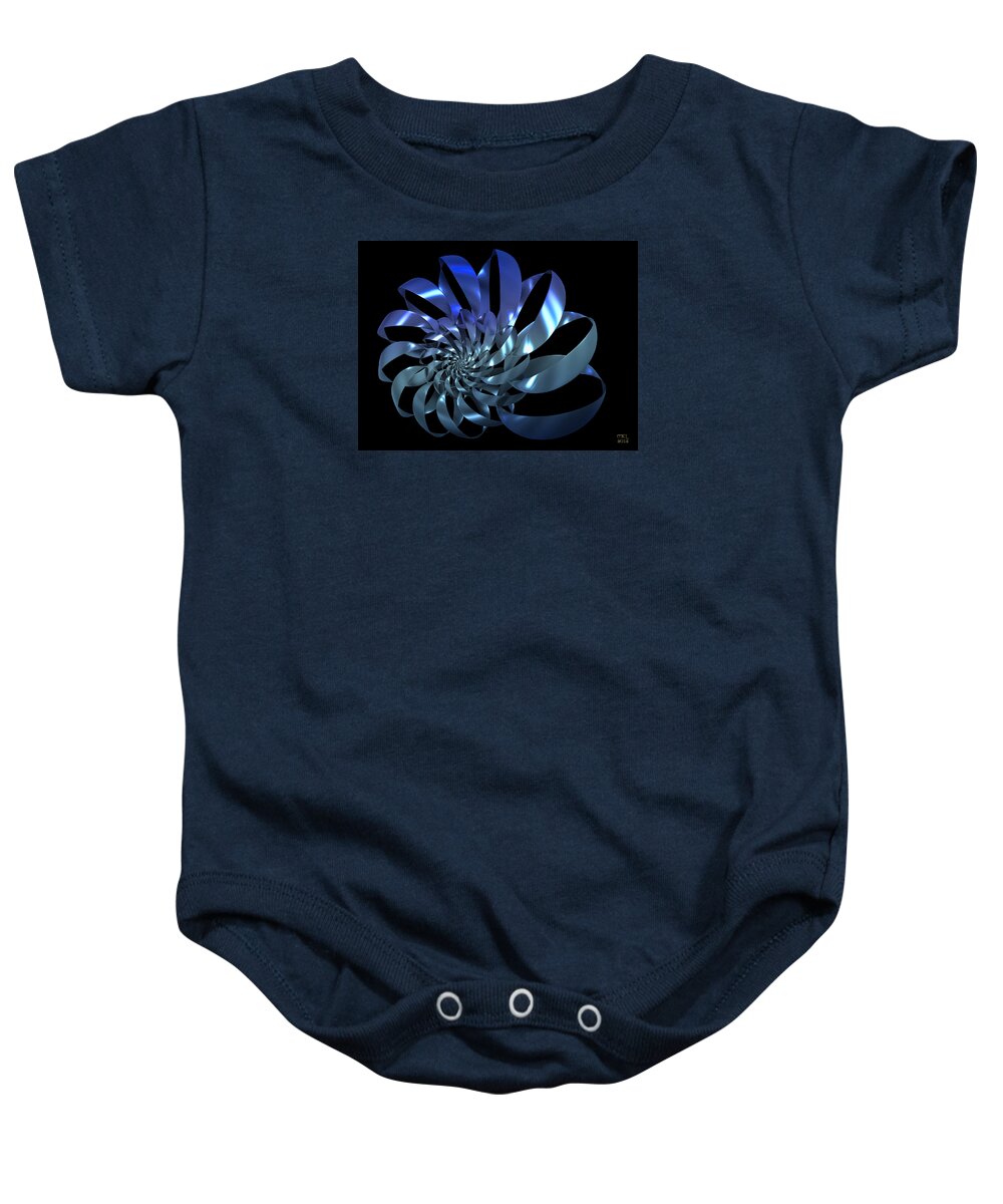 Computer Baby Onesie featuring the digital art Blades by Manny Lorenzo