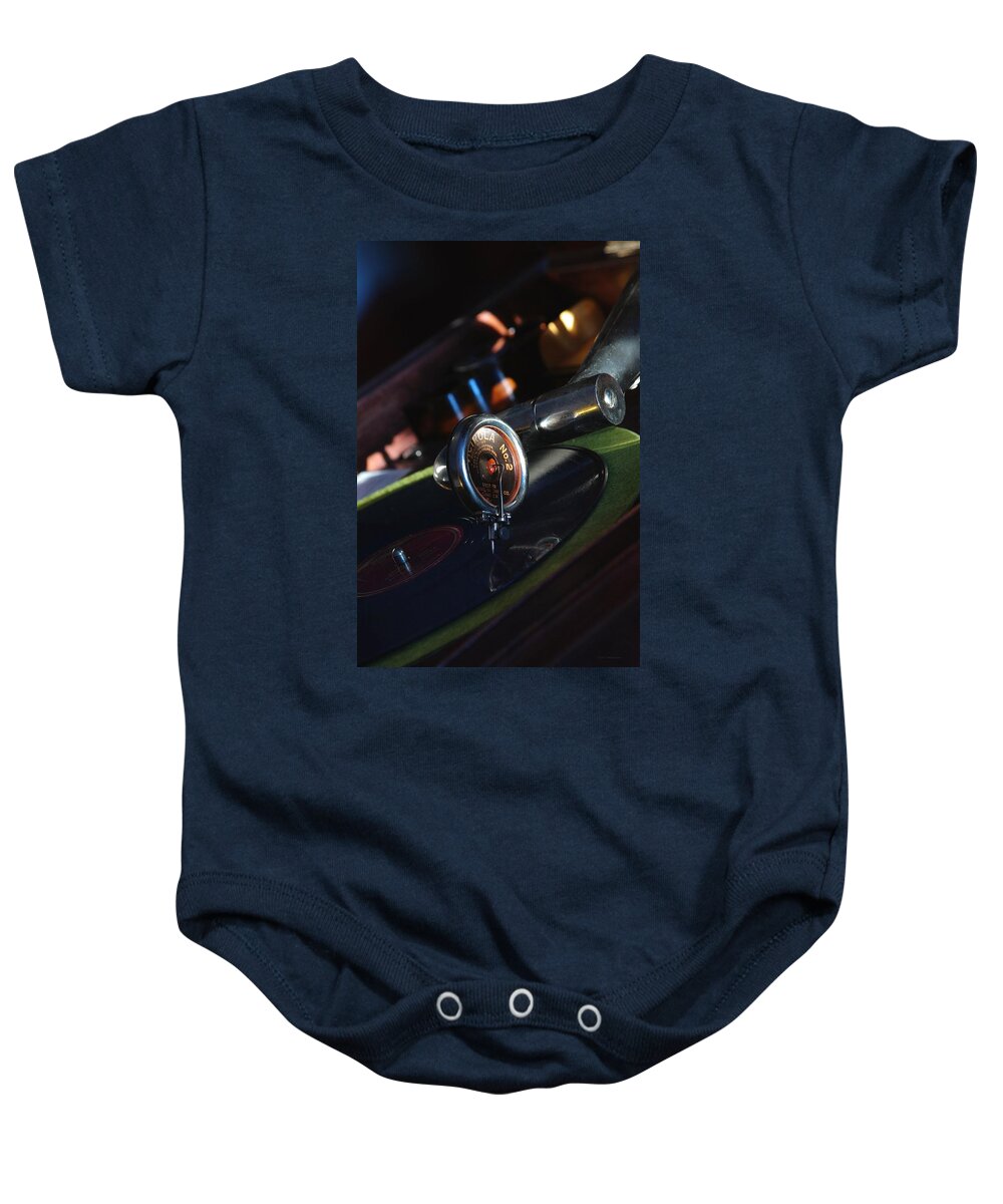 Victrola Baby Onesie featuring the photograph Breaking The Sound Barrier... by Arthur Miller