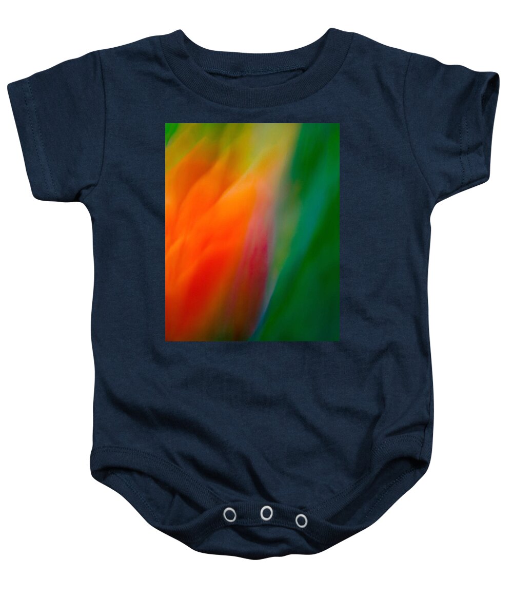 Tulip Baby Onesie featuring the photograph Flow by Neil Shapiro