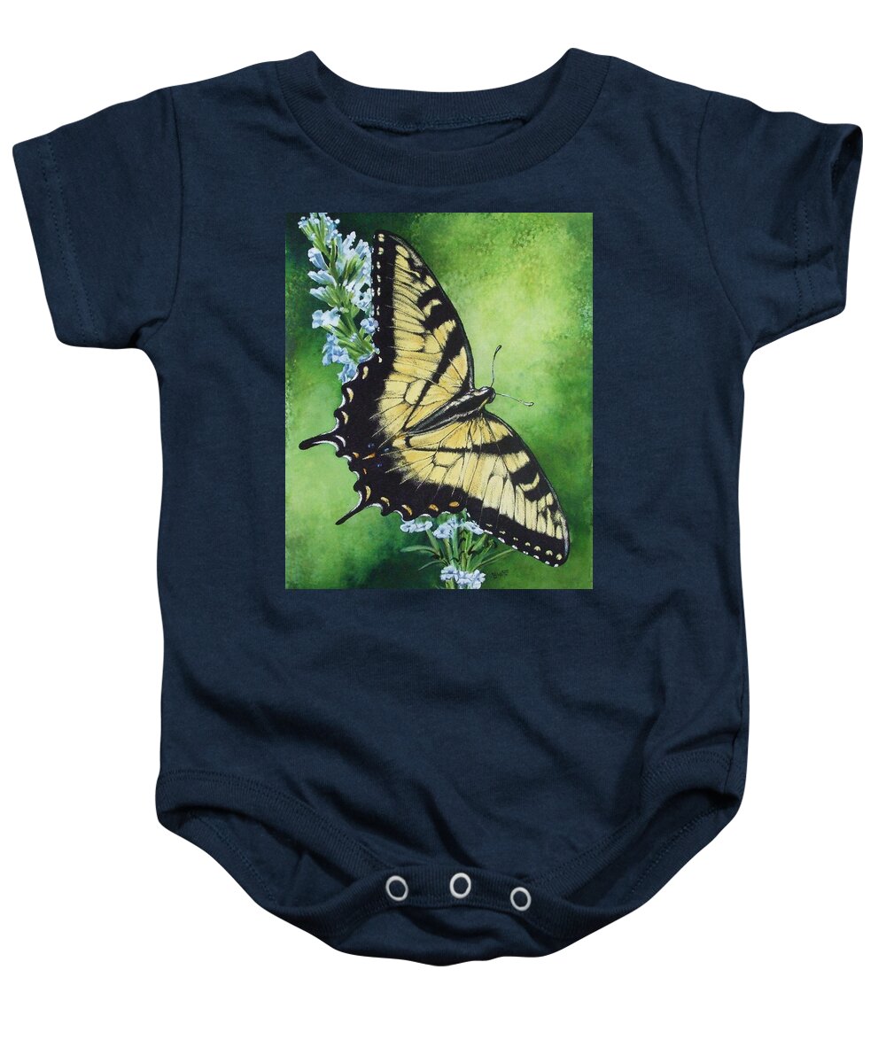 Bugs Baby Onesie featuring the mixed media Fragile Beauty by Barbara Keith