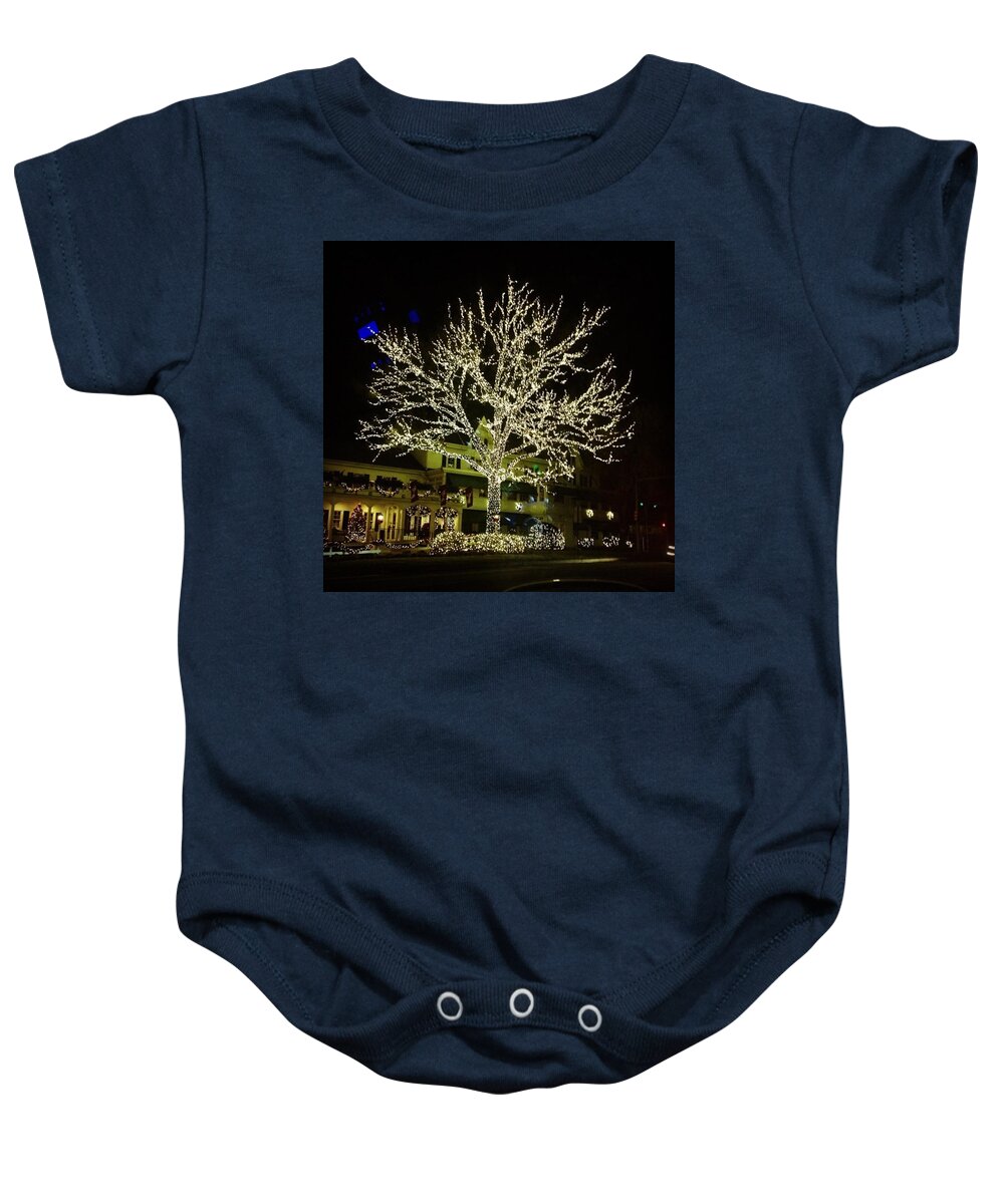 Driveby Baby Onesie featuring the photograph I Absolutely Love The William Penn Inn by Erica Schlegel