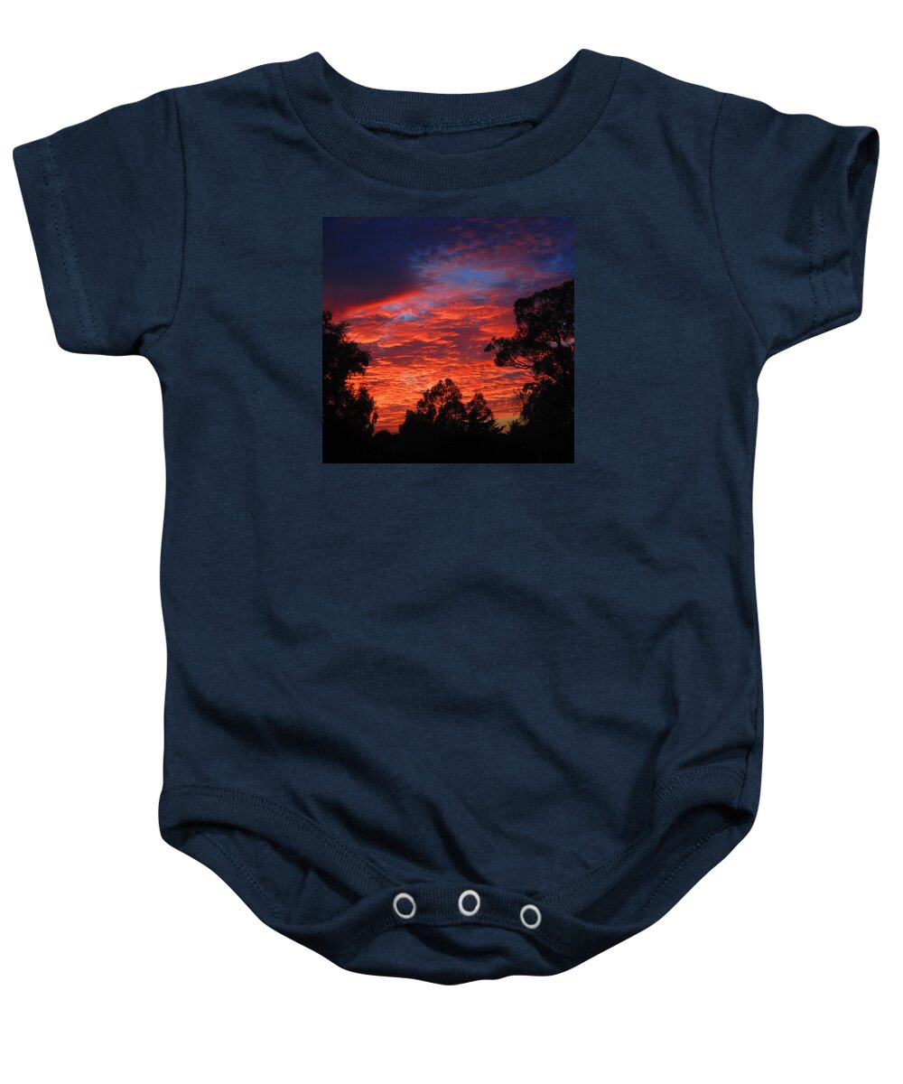  Baby Onesie featuring the photograph October by Steve Fields