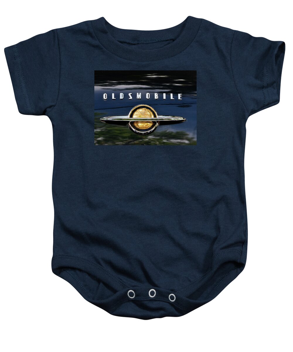 Baby Onesie featuring the photograph Oldsmobile by Dean Ferreira