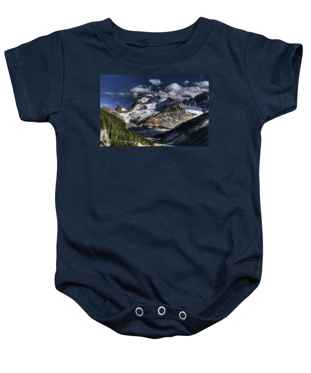 Canada Baby Onesie featuring the photograph Rocky Mountain High by Wayne Sherriff