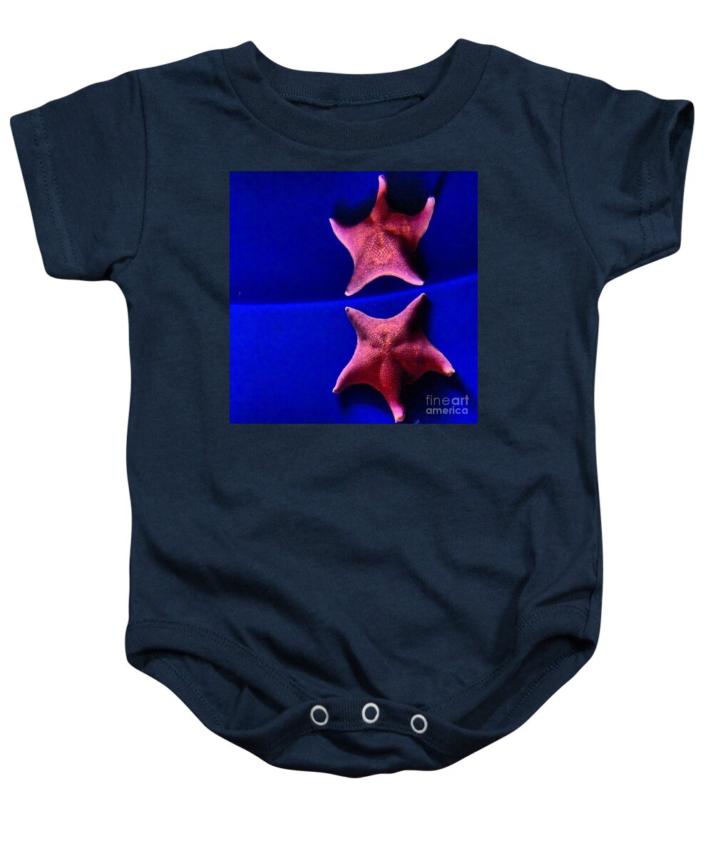 Star Fish Baby Onesie featuring the photograph Seeing Double by Denise Railey