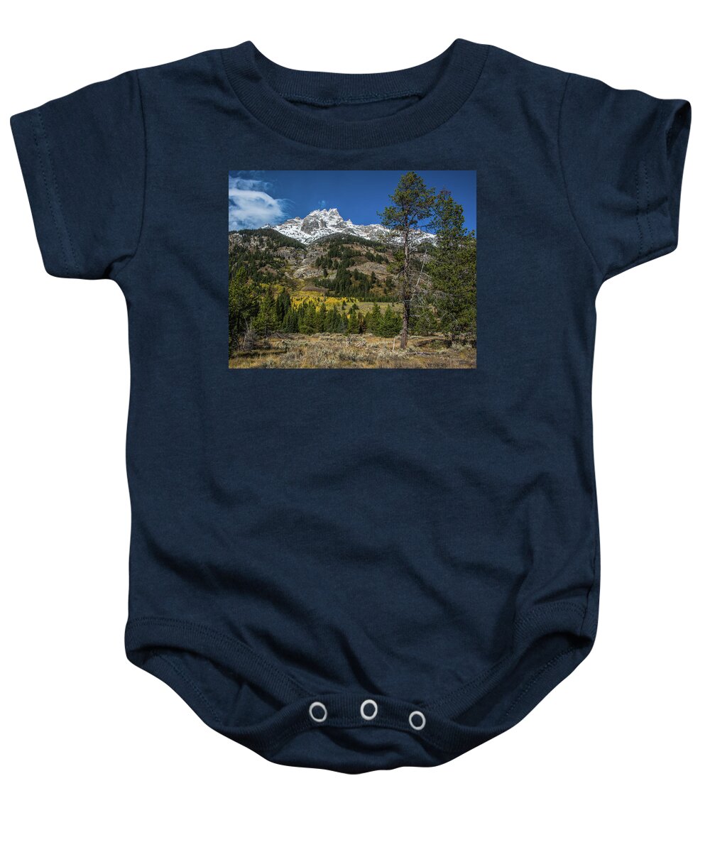 Countryside Baby Onesie featuring the photograph Teton Countryside In Autumn by Yeates Photography