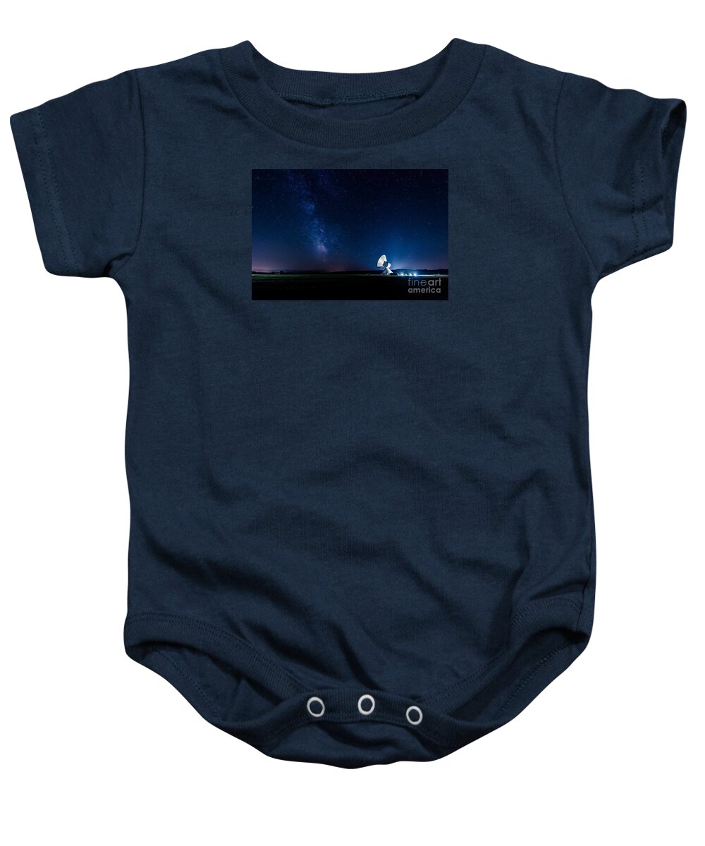 Bavaria Baby Onesie featuring the photograph The Milky Way above Bavaria by Hannes Cmarits