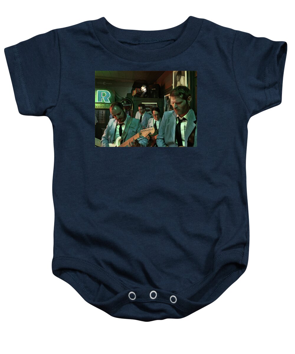 Surf Riders Baby Onesie featuring the photograph The Surf Riders by Tim Nyberg