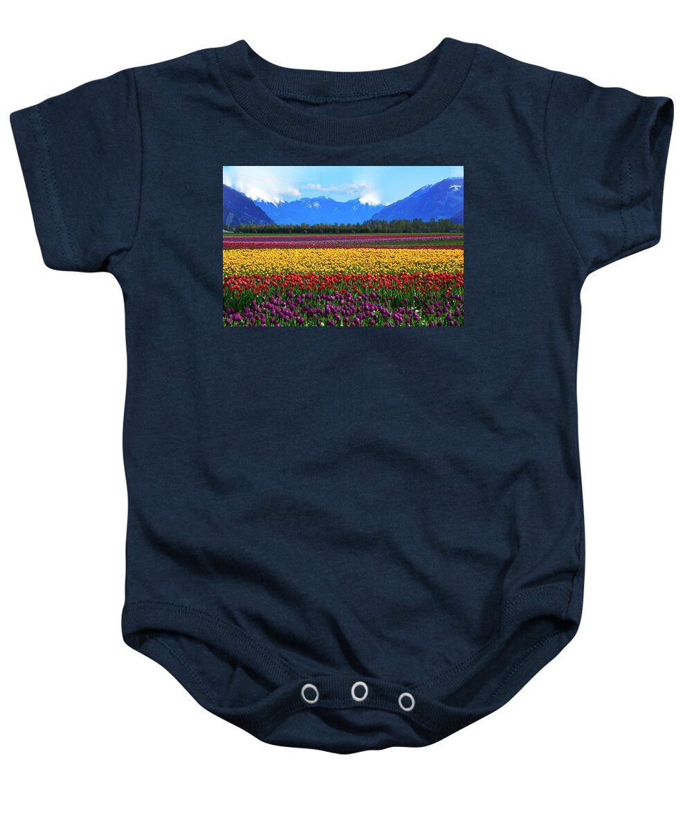 Flower Baby Onesie featuring the photograph Tulip Festival # 47 by Ed Hall