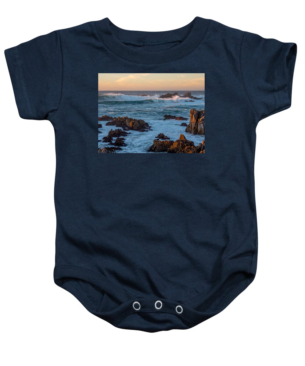Pacific Grove Baby Onesie featuring the photograph Slip Sliding Away #1 by Derek Dean