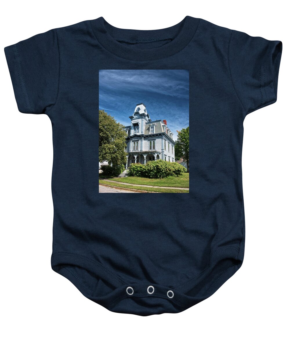 House Baby Onesie featuring the photograph Charles A Jordan House by Guy Whiteley
