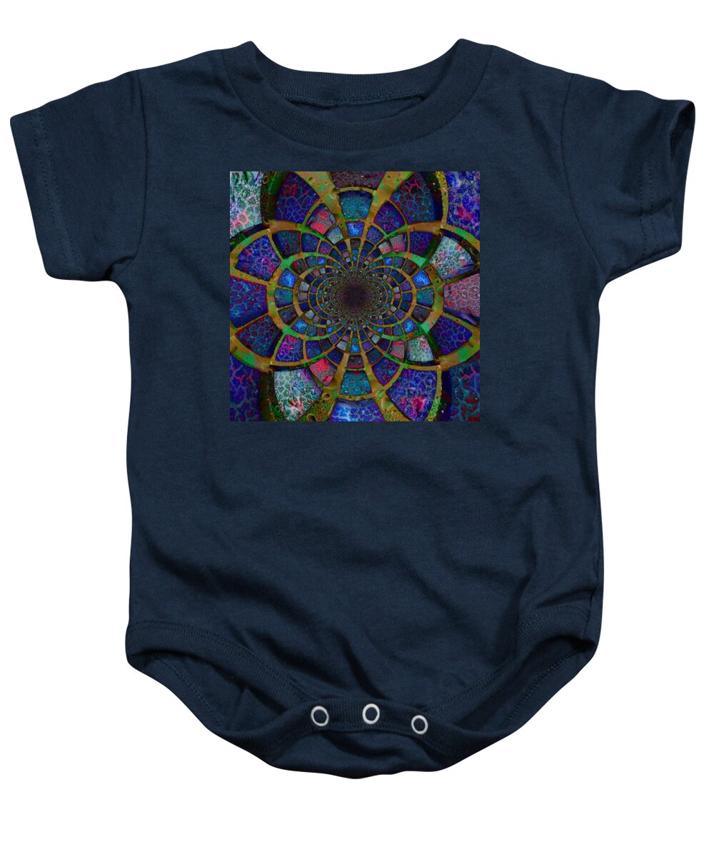 Water Baby Onesie featuring the digital art Estuarial by Nick Heap