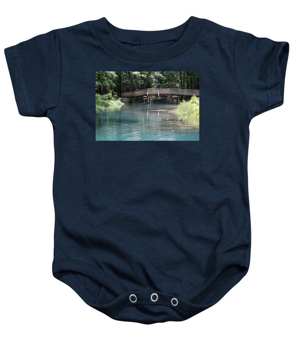  Baby Onesie featuring the photograph Springs in North Florida by Lindsey Floyd