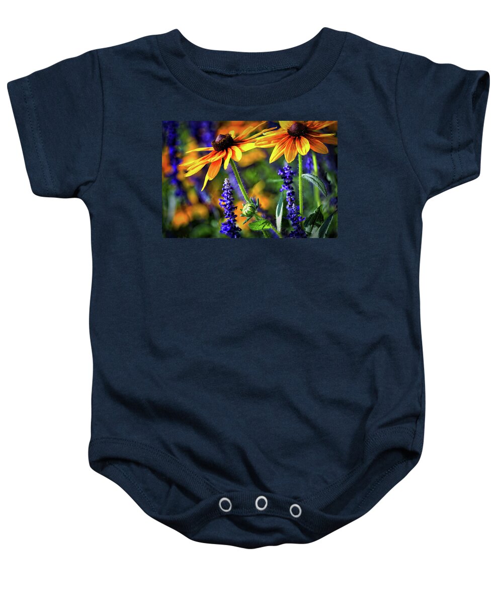 Flowers Baby Onesie featuring the photograph Summer flowers by Kristal Kraft