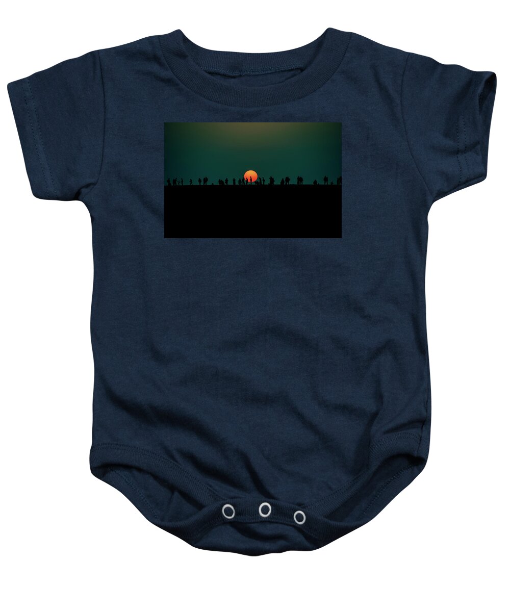 #sunset Baby Onesie featuring the photograph Sunset by Haruki Oku