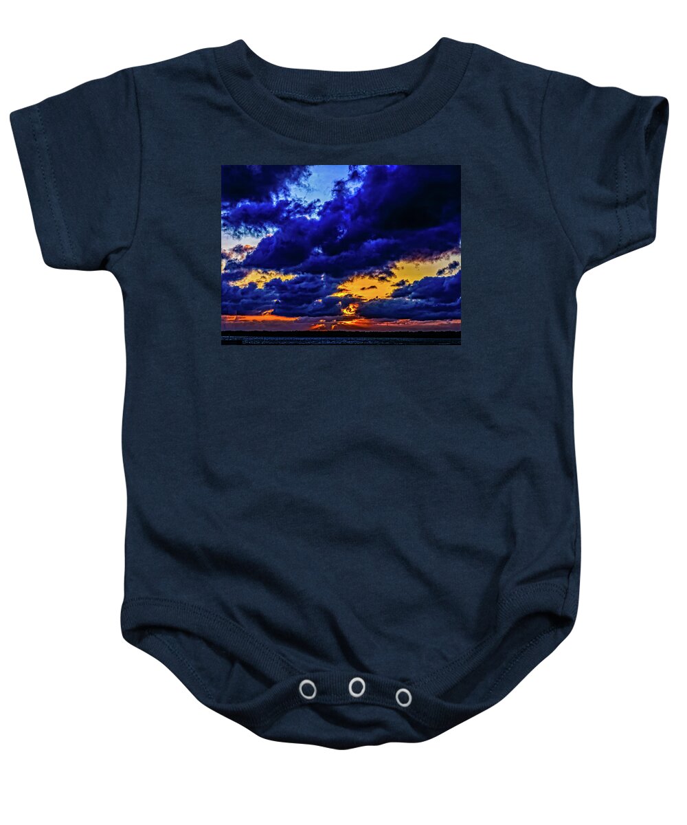 Fl Baby Onesie featuring the photograph Sunset in St. Petersburg by Louis Dallara