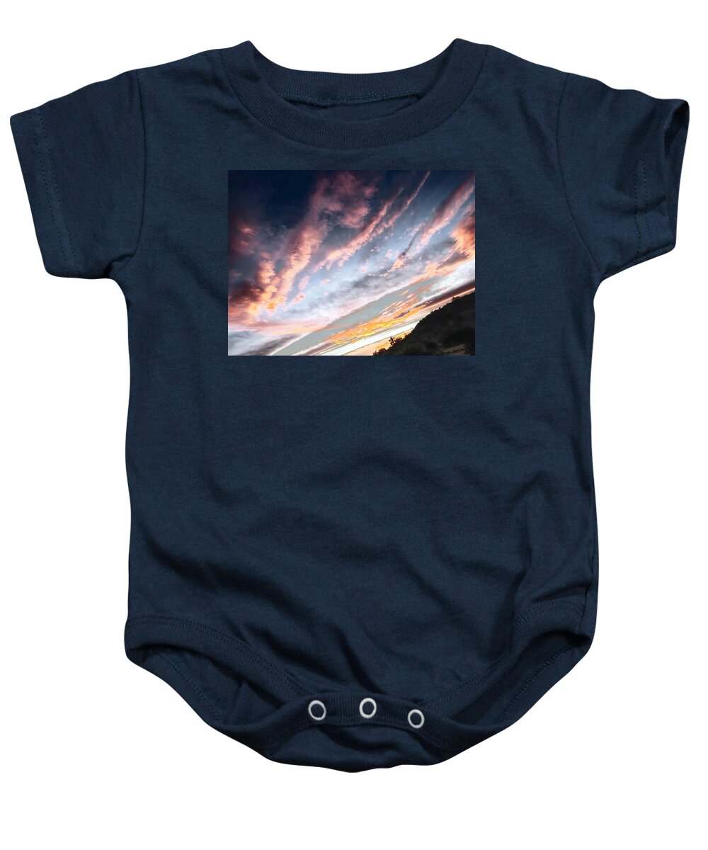 Icon Baby Onesie featuring the photograph Abstracted by a Moment of Resplendant Luminosity by Judy Kennedy