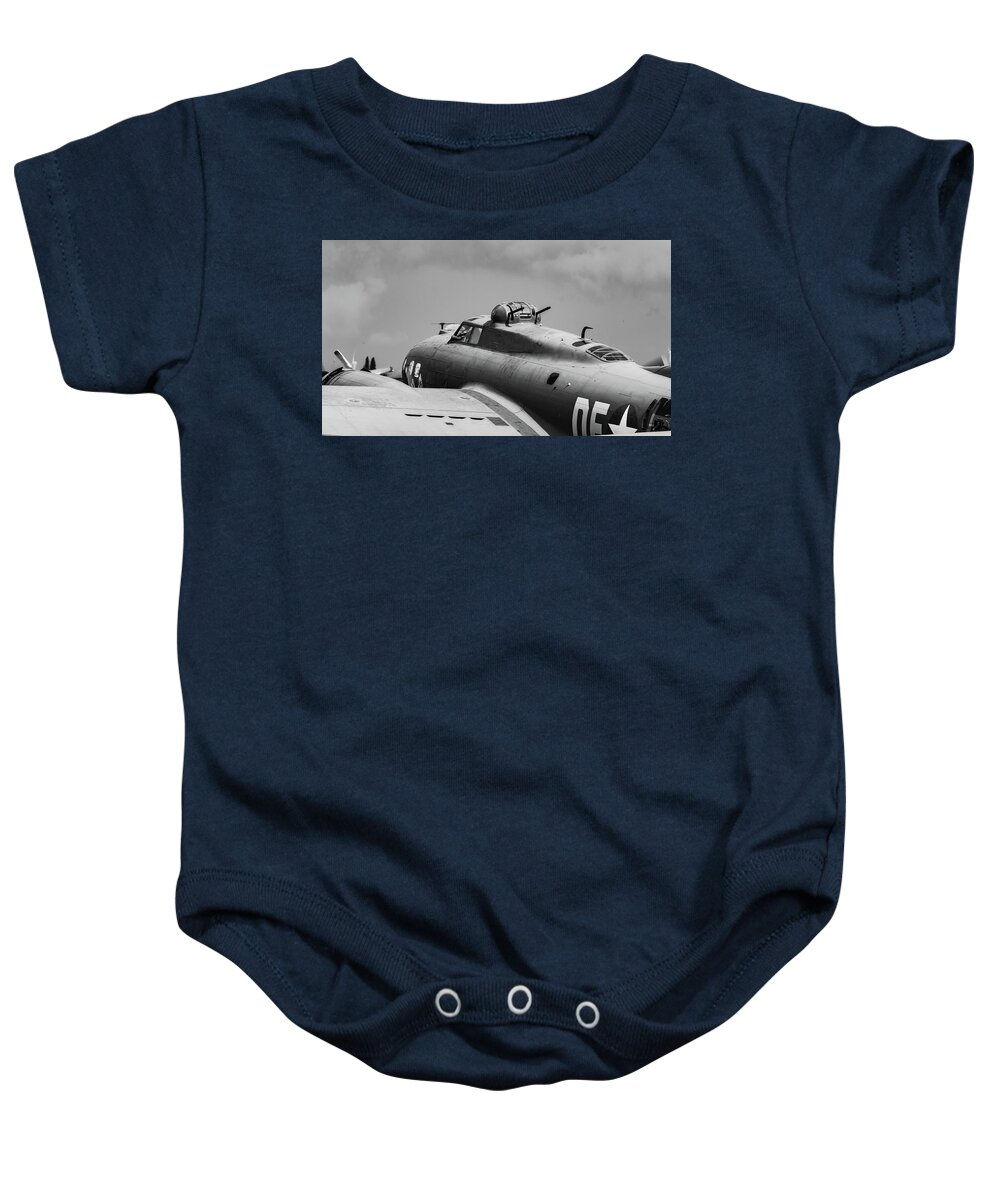 B17 Flying Fortress Baby Onesie featuring the photograph B-17 Flying Fortress Sally B by Airpower Art