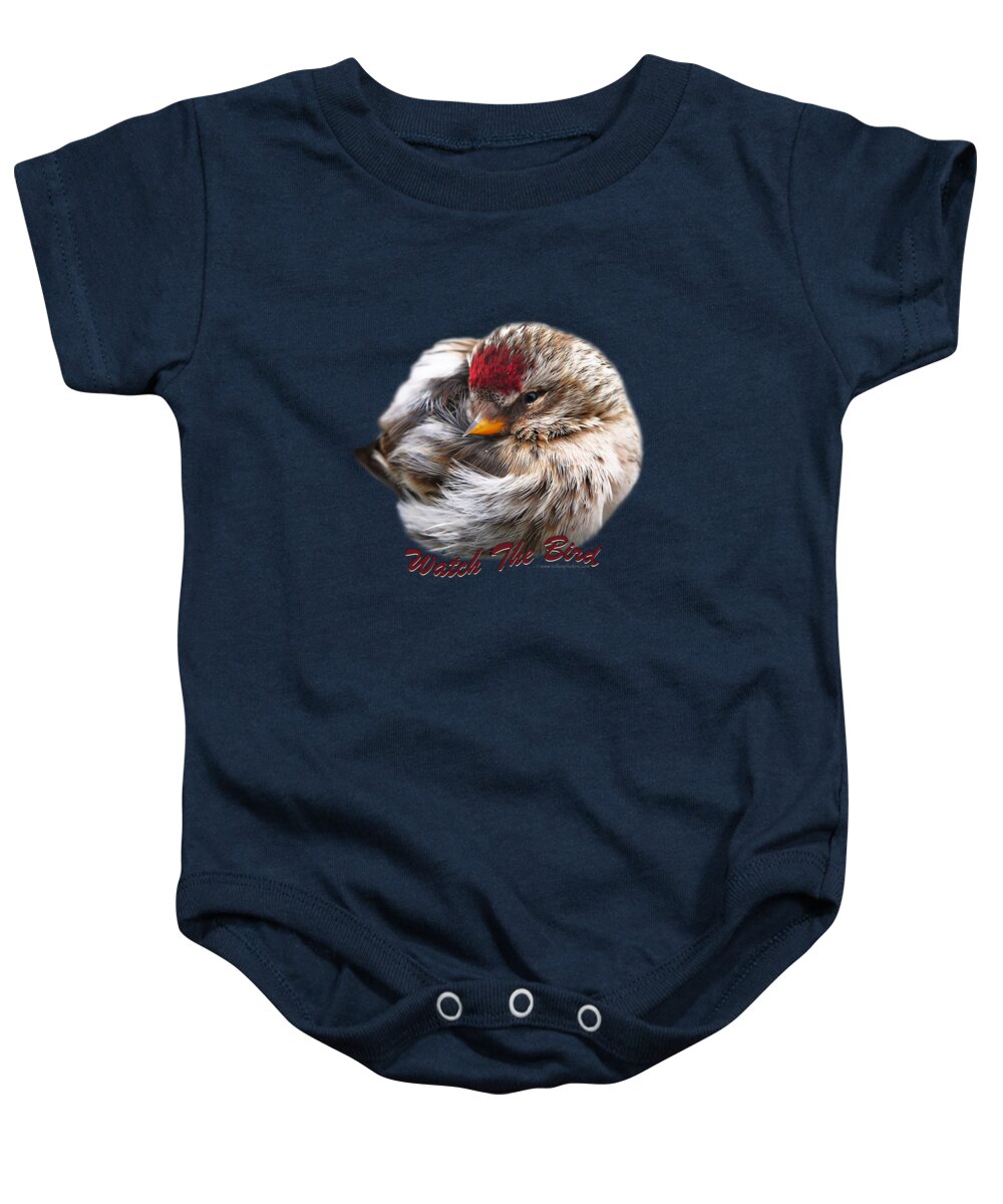 Bird Baby Onesie featuring the photograph Ball of Feathers by Christina Rollo