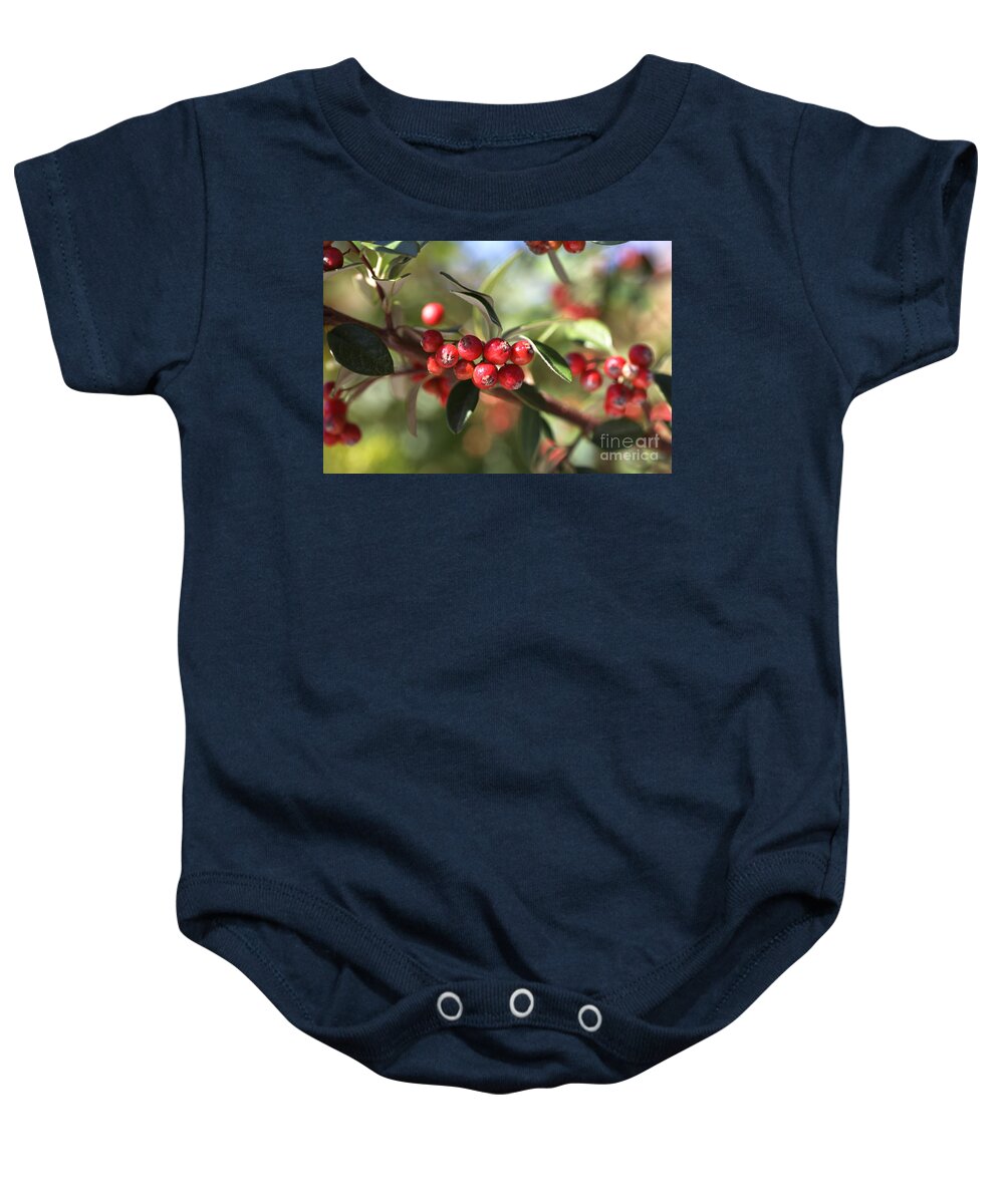  Baby Onesie featuring the photograph Berry Delight by Joy Watson