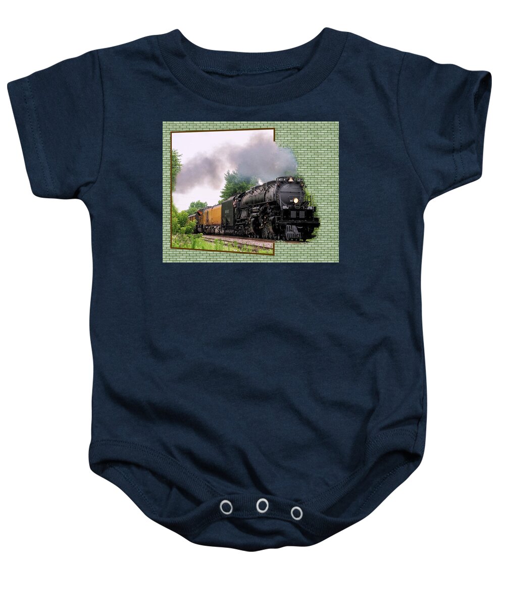 4014 Big Boy Baby Onesie featuring the photograph Big Boy Out Of Frame by Scott Olsen