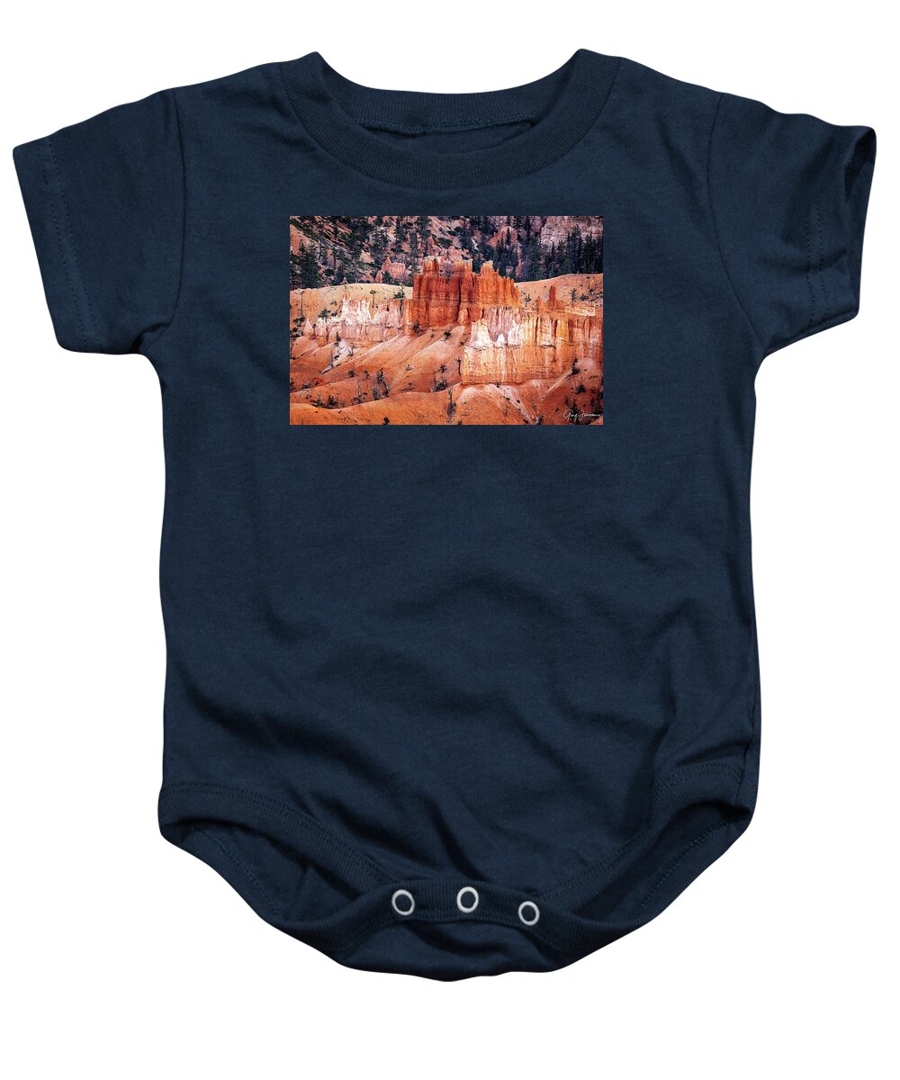 2020 Utah Trip Baby Onesie featuring the photograph Bryce Canyon Hoodoos by Gary Johnson