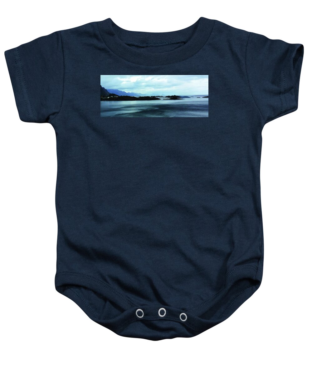 Fjord Baby Onesie featuring the photograph Fjord by Joelle Philibert