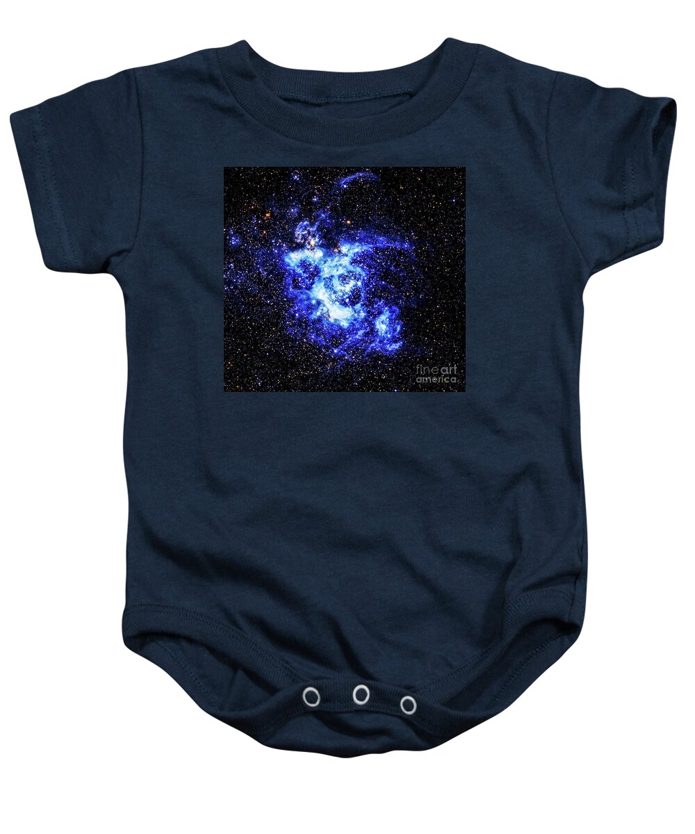 Ngc 604 Baby Onesie featuring the photograph Giant Gas Cloud in Triangulum Galaxy by M G Whittingham
