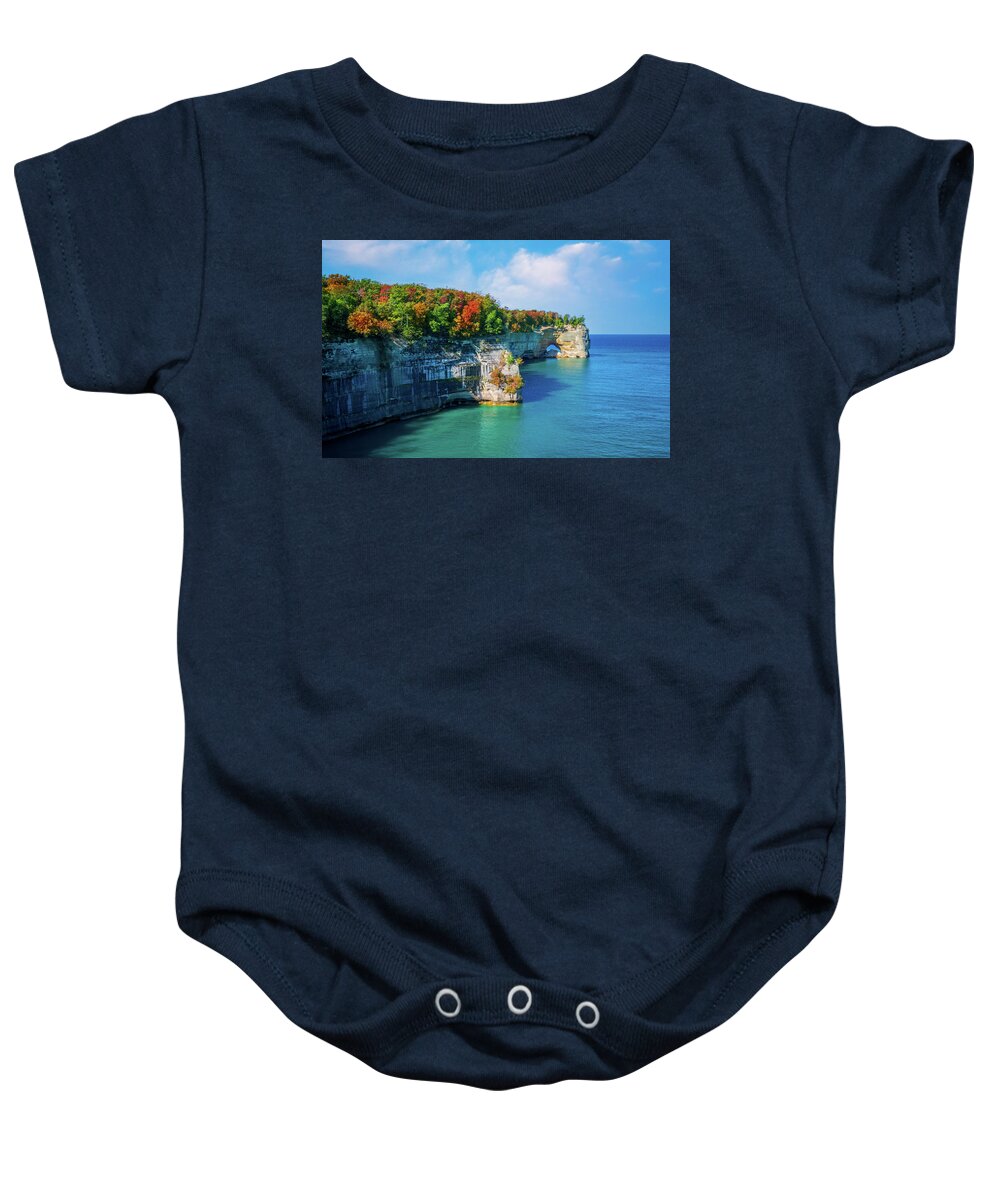 Grand Portal Point Baby Onesie featuring the digital art Grand Portal Point by Kevin McClish