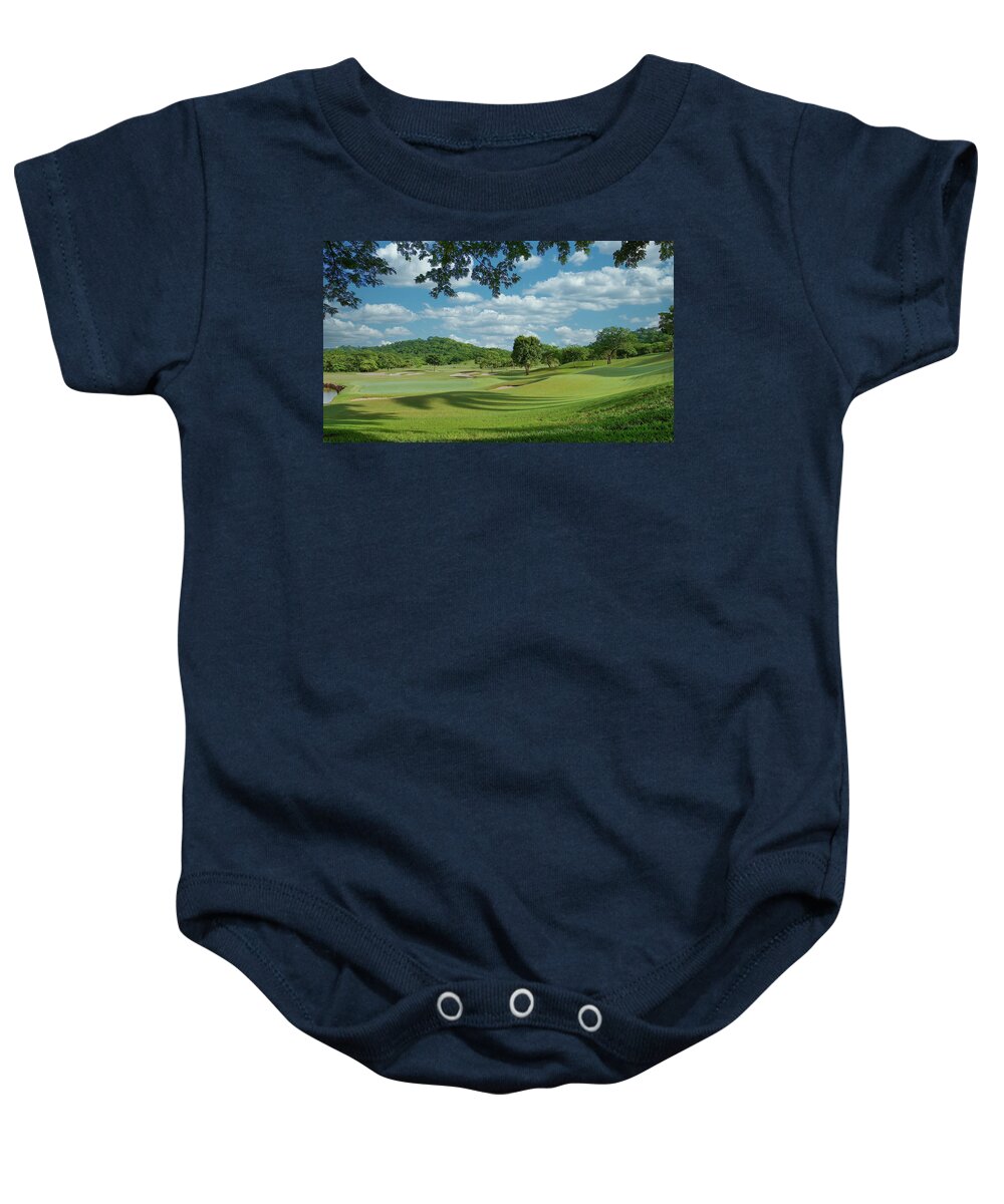 Costa Rica Baby Onesie featuring the photograph Jungle Golf Course in Costa Rica by Darryl Brooks