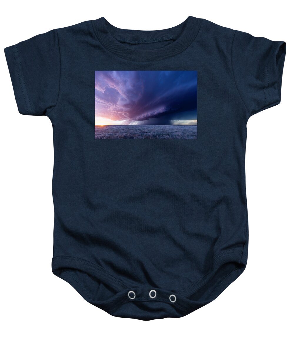 Sunset Baby Onesie featuring the photograph Last Radiation by Marcus Hustedde