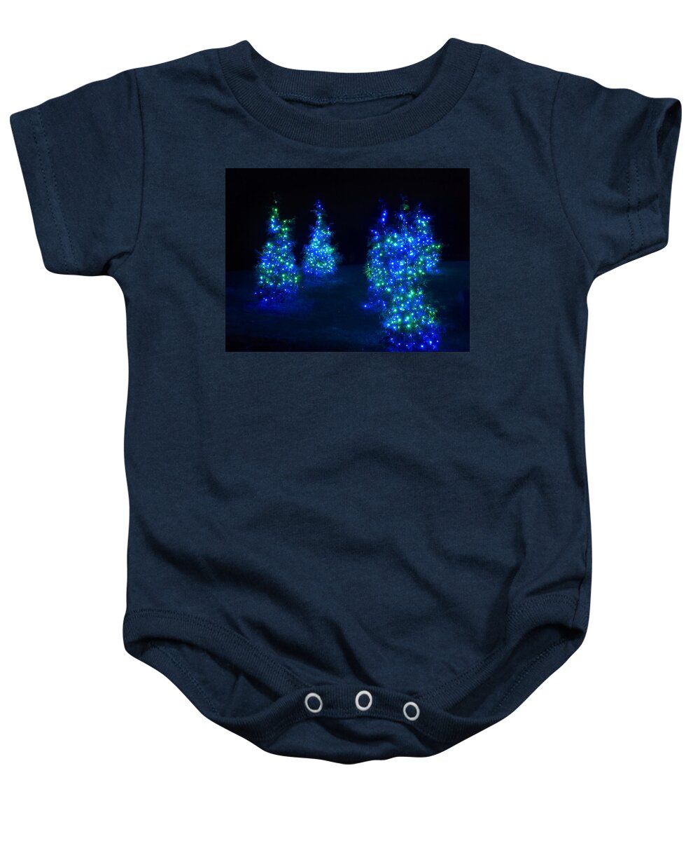Lights Baby Onesie featuring the photograph Magical by Living Color Photography Lorraine Lynch