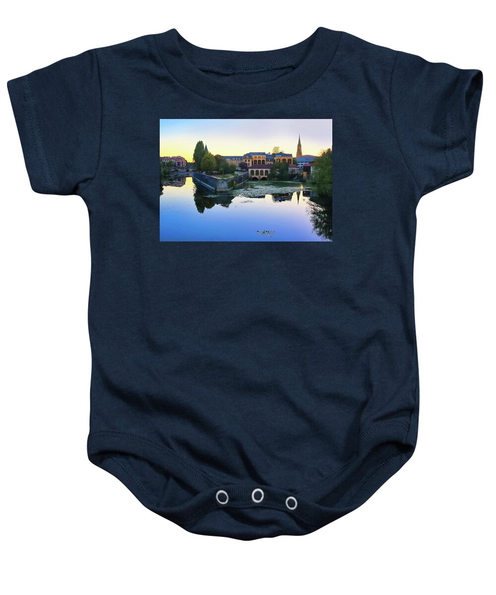 France Baby Onesie featuring the photograph Metz pont saint-georges France by MPhotographer