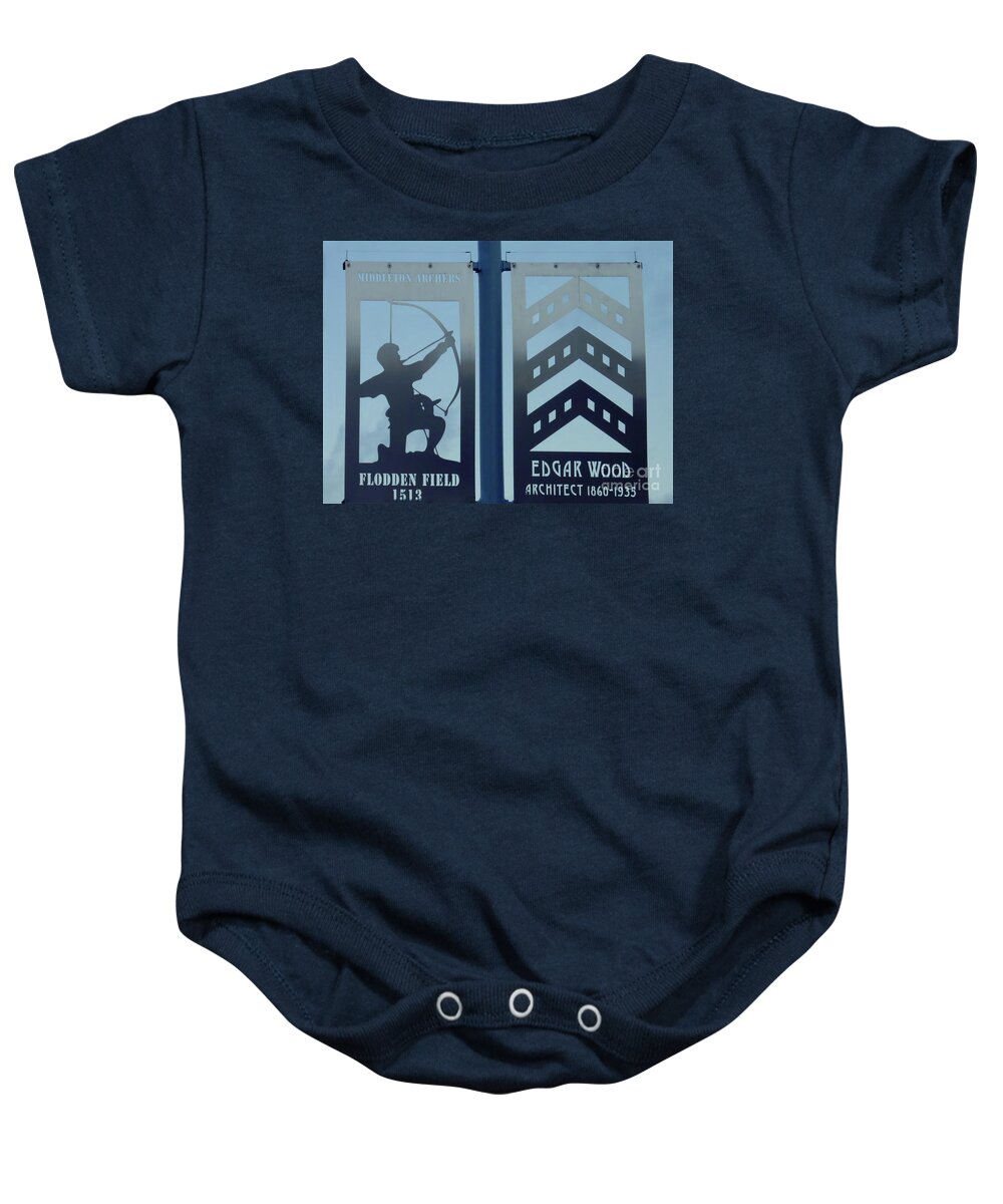 Affinity Photo Baby Onesie featuring the photograph Middleton history - Floden Field by Pics By Tony