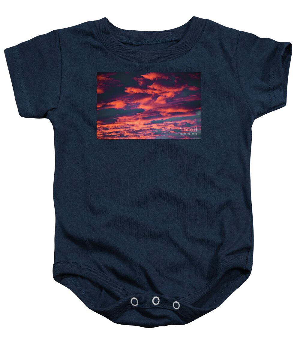 Jon Burch Baby Onesie featuring the photograph Morning Clouds by Jon Burch Photography