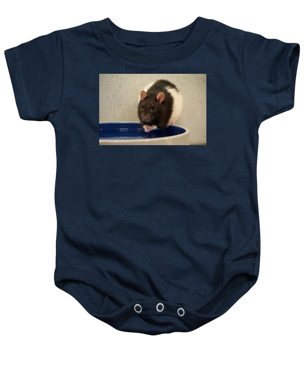 Richard Reeve Baby Onesie featuring the photograph Now Wash Your Hands by Richard Reeve