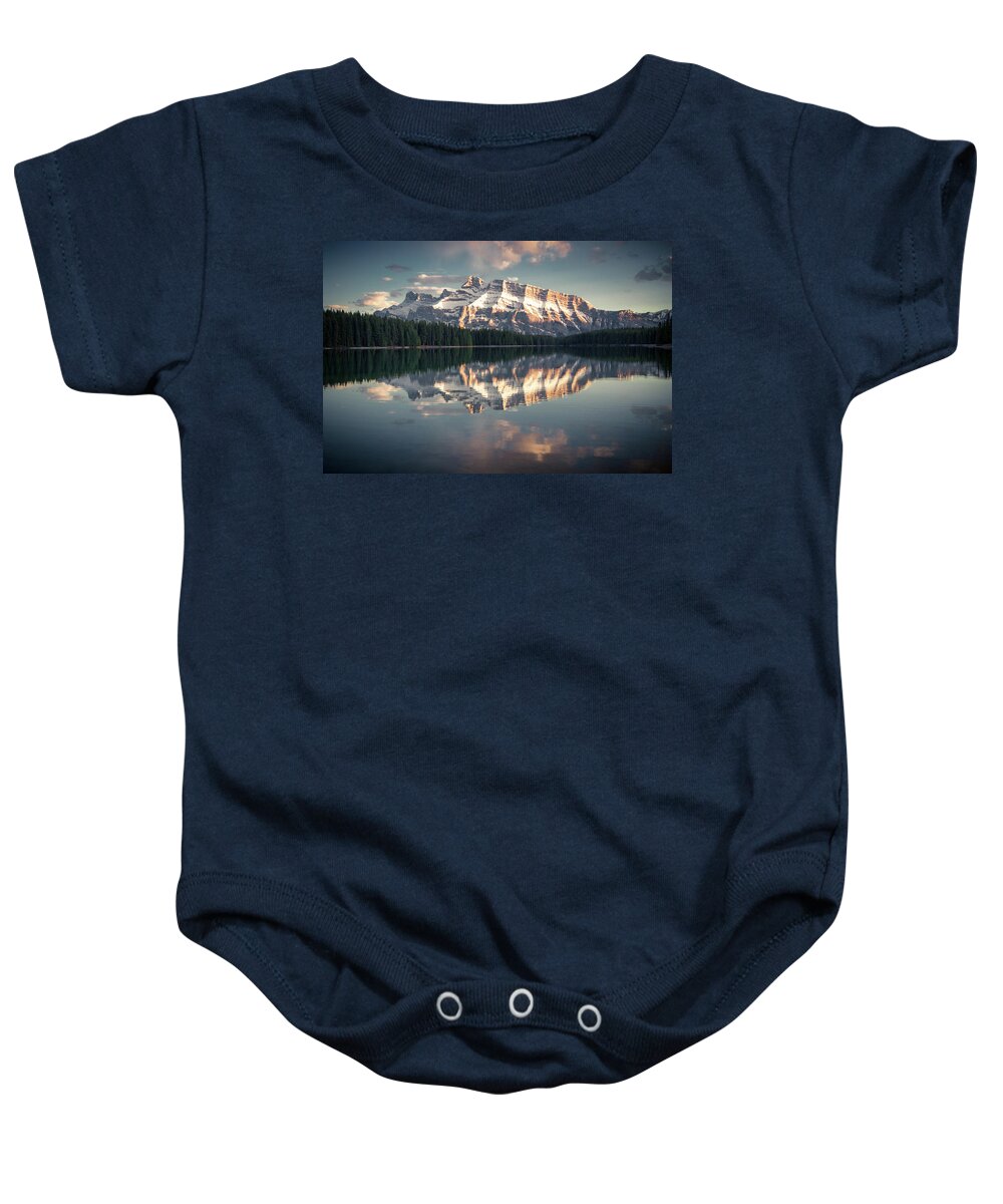 Reflection Baby Onesie featuring the photograph Reflection perfection by Martin Pedersen