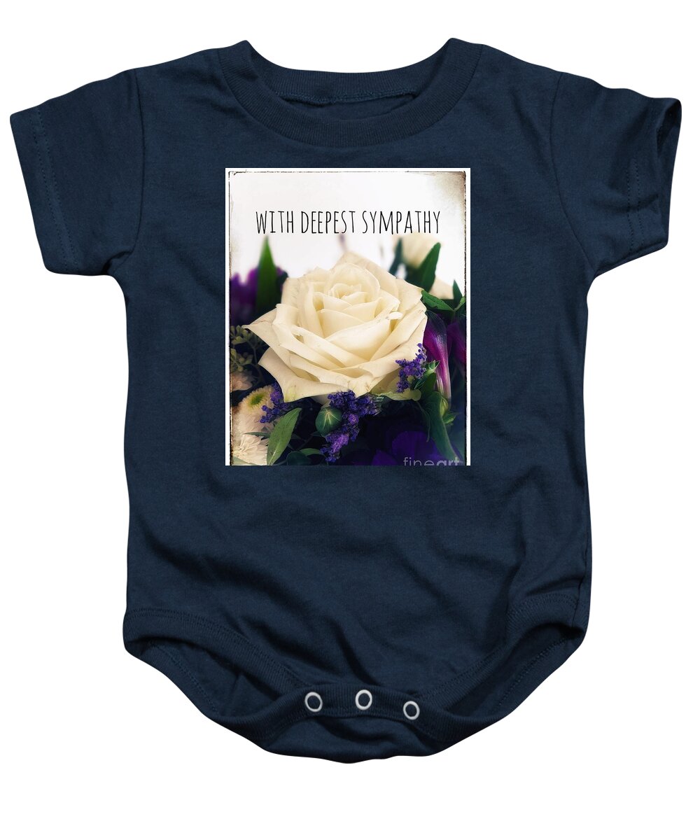 Death Baby Onesie featuring the photograph With Deepest Sympathy by Claudia Zahnd-Prezioso